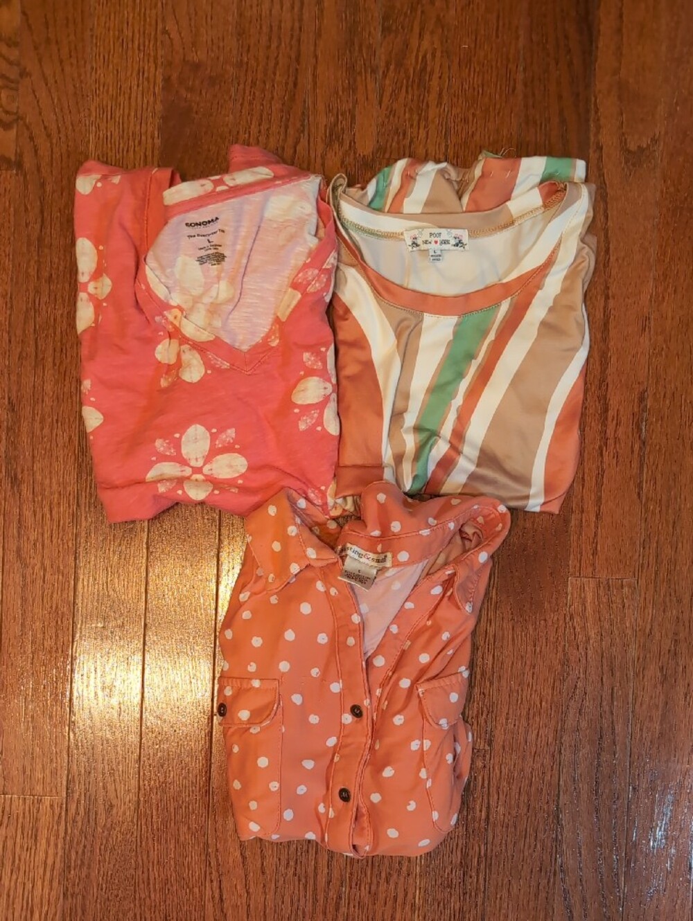 Women's Size L Top Bundle  Sonoma Poof New York Hasting & Smith